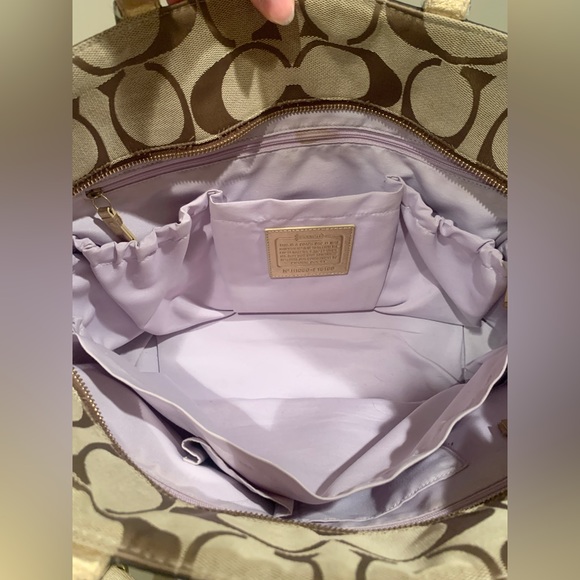 Coach Signature Diaper Bag - Picture 6 of 7